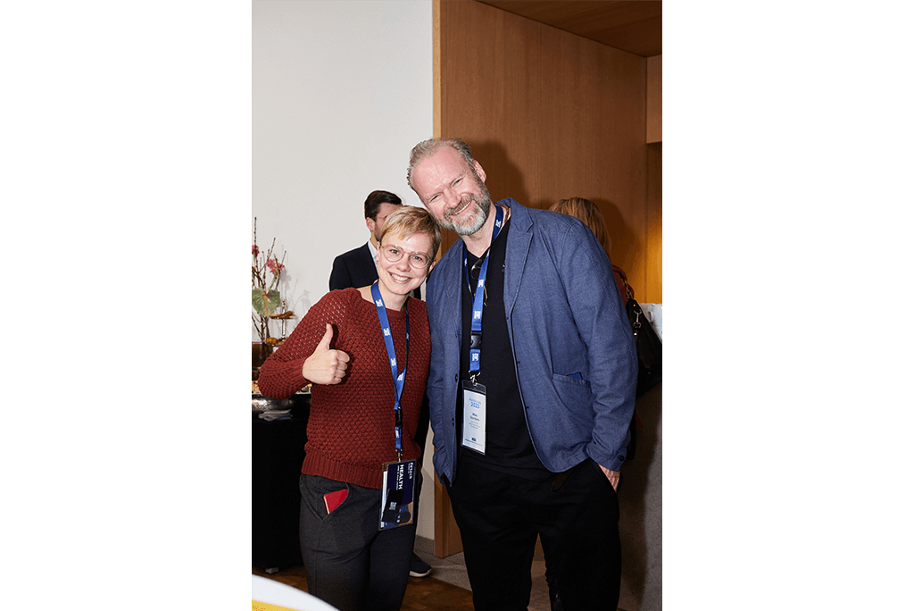Natalia Karbasova, Founder und CEO FitTech Company und Maks Giordano, Strategic Advisor