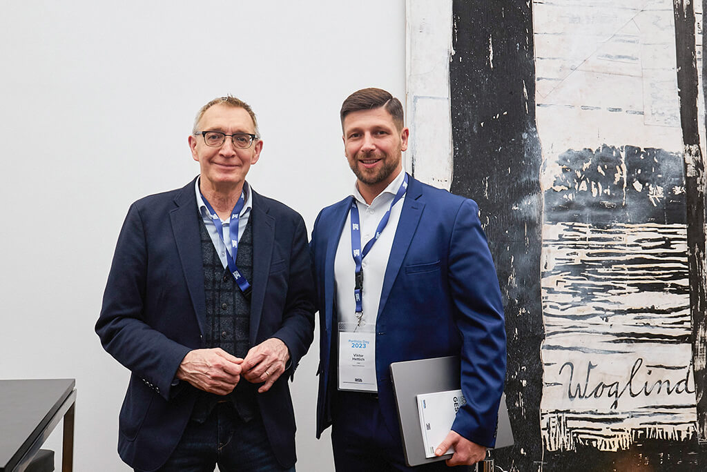 Von links: Peter Kanzler und Viktor Hettich, Geschäftsführer Isartal Health Media