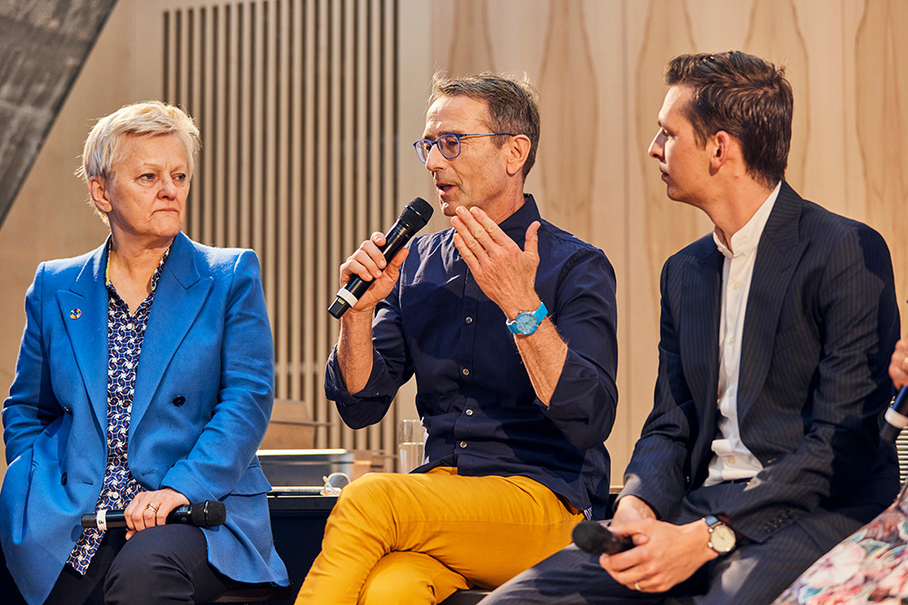 Renate Künast, Dr. Matthias Riedl und Florian Feneberg