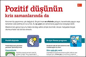 Informations-Flyer „Positiv denken“ Türkisch (PDF)
