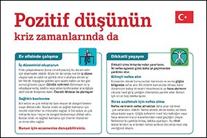 Informations-Poster „Positiv denken“ Türkisch (PDF)