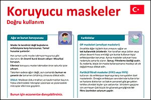 Informations-Flyer „Schutzmasken“ Türkisch (PDF)