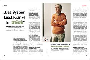 „Das System lässt Kranke im Stich“, AU 8A/25 (PDF) Fotocredit: W&B/F. Generotzky