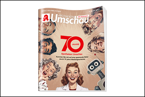 Jubiläumsausgabe 70 Jahre Apotheken Umschau 1A/2026. Fotocredit: W&B/André Laame.
