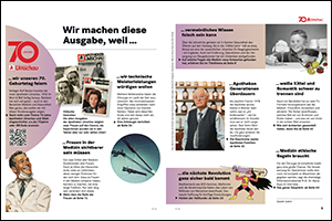 "Wir machen diese Ausgabe, weil...", s. 4/5, Fotocredit: W&B/F.Bauer/J.Konitzki;akg-images/American Stock; Getty Images/Moment RF/fotograzia/P.Paulin(KI)/D.Schmidt